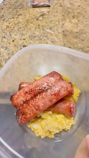 Breakfast #eggs #sausage | Stephanie Stapleton | Facebook