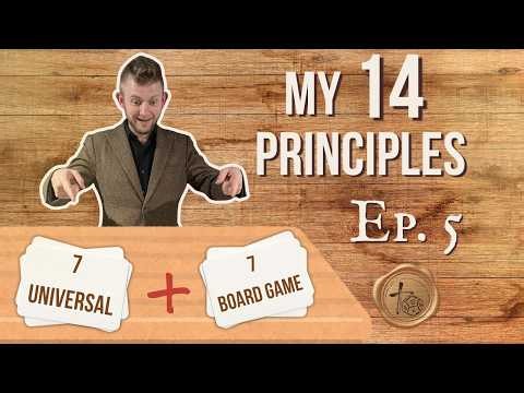 The 14 Design Principles I’m Using for My Board Game