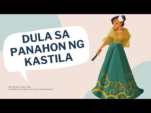 Dula sa Panahon ng Kastila (Philippine Theater: Spanish Period)