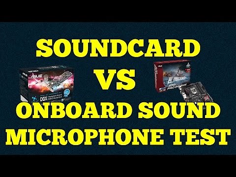 Soundcard Vs Onboard Sound Microphone Quality (Antlion Modmic 4.0)