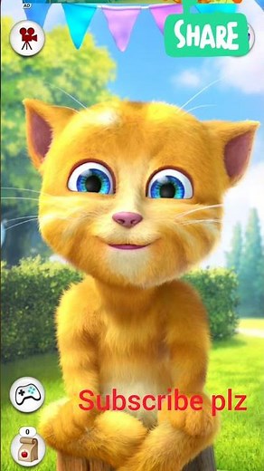 Talking ginger cat 2 🐈 funny cat video 🐈 #talkingtomversion #talkingtom #cat