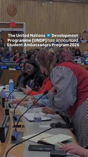 Janita 🩺 | Youth & Global Health Advocate | Mentor on Instagram: "🌍✨ UNDP Student Ambassador Program ✨🌍 The UNDP Student Ambassador Program empowers students to represent UNDP, promote the Sustainable Development Goals (SDGs), and create meaningful impact within their universities and communities. As a Student Ambassador, you will: 📢 Advocate for the SDGs and UNDP initiatives 🤝 Engage with a global UNDP youth network 🎓 Build leadership, communication, and advocacy skills 🌱 Support campaig