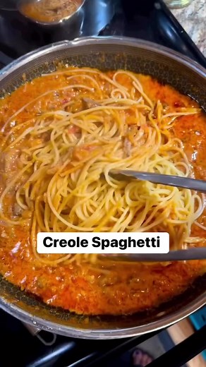 19K views · 93 reactions | Creole Spaghetti is perfect for a cold day | Vegan Soul Foodie | Facebook
