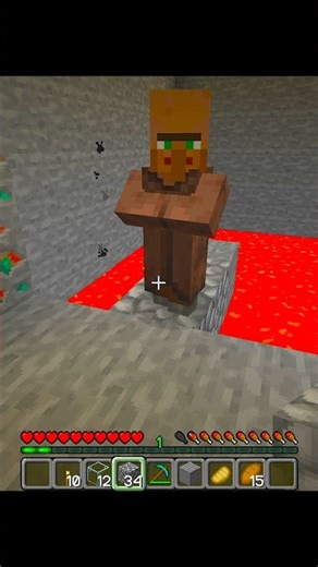 Noob vs pro vs hacker in saving villager.#minecraft #shorts #trending #viral