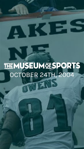 67K views · 1.4K reactions | October 24th, 2004 - The Philadelphia Eagles win an OT thriller in Cleveland to extend their perfect record to 6-0. Terrell Owens had a statement day with 109 yards and 2 touchdowns. #Eagles #Browns #NFL | The Museum of Sports | Facebook