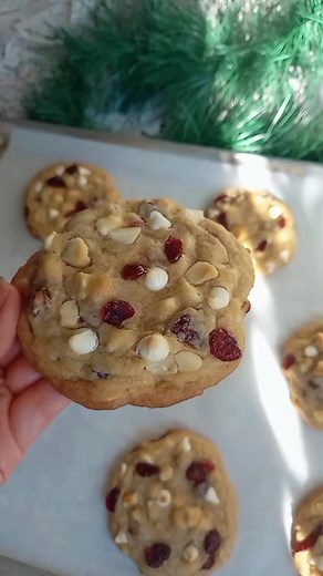 Cranberry White Chocolate Macadamia Nut Cookies Recipe