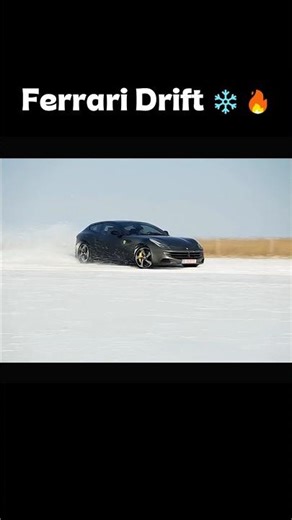 Ferrari Drifting on Snow ❄️🔥