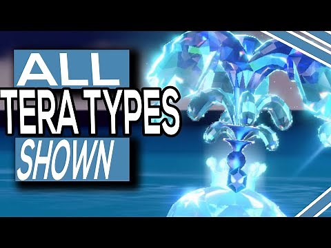 All Tera Type Transformations Jewels In Pokemon Scarlet & Pokemon Violet