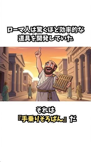 【古代の電卓】古代ローマ人の商業活動を支えた、安価でコスパ良しな計算道具とそのコスト効率 #世界史 #歴史 #雑学 #お金