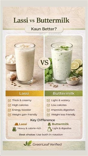 Lassi vs Buttermilk – Which is Healthier?