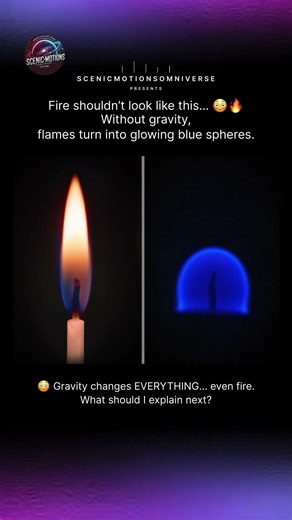 This Is What Fire Looks Like Without Gravity 😳🔥