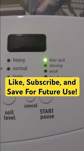 How to Fix #frigidaire Washer Not Spinning #appliancerepair #washerrepair #shorts #diyrepair #diy