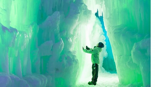 New Hampshire's Ice Castles will open for the season in January. Here's how to visit them