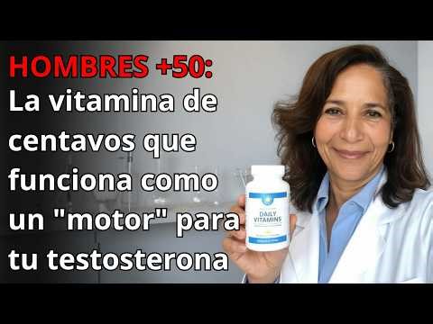 La vitamina de centavos que funciona como un "motor" para tu testosterona a los 50+