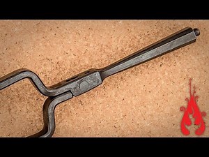Blacksmithing - Forging a pair of fireplace tongs