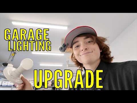 LED Garage Lighting Install — Licensed Electrician Watch me Work