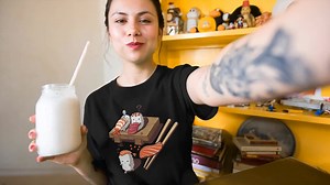 Funny Sleepwalking Sushi Graphic T-shirt: Japanese Food Lover Gift - Etsy