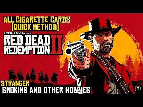 Red Dead Redemption 2 ★ Stranger: Smoking And Other Hobbies (All Cigarette Cards) [Quick Method]