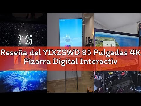 Reseña del YIXZSWD 85 Pulgadas 4K Pizarra Digital Interactiva, UHD Pantalla Táctil Smart Board con C
