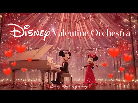 🌹 Disney Romantic Valentine Orchestra 2026 🎻 For Date Night & Love ❤️ Magical Valentine Ballroom