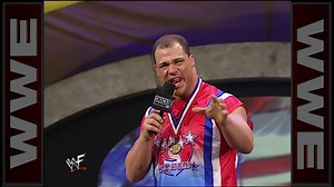Kurt Angle interrupts The Alliance: SmackDown, July 26, 2001
