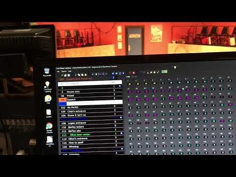 Cue Player in the booth