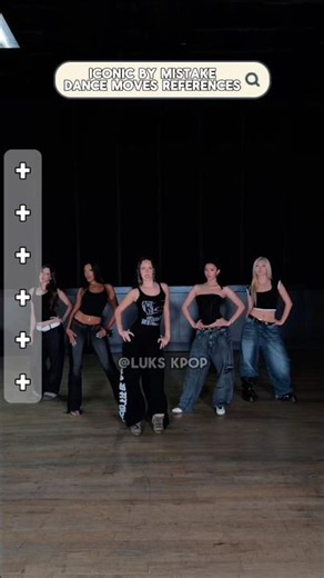 Iconic By Mistake Dance Moves References #katseye #illit #lesserafim #iconicbymistake #shorts #kpop