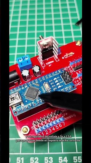 Shield para Arduino nano con ‪@PCBWay‬ #arduinos #electronics