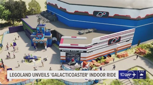 Legoland unveils 'Galacticoaster,' the park's first indoor coaster