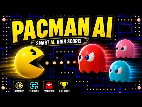 PacMan AI Gameplay | Games AI Programming