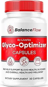 Balance Flow Glyco Optimizer, Balance Flow, Balance Flow Glycol Optimizer Supplement, BalanceFlow Support Capsules, Balance Flow Blood Support Advanced Formula, 30 Capsules for 1 Month