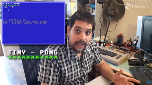 Man creates entire game of Pong inside a single sprite