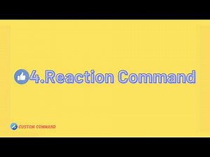 Discord Custom Command Bot create custom commands and Response | Make your own Bot and Commands