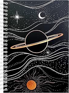 Reusable Sticker Book Collecting Album Sticker Storage Book for Adults 37 Sheets Release Paper Sticker Collection Book A5 Size Cute Sticker Keeper Holder (Planet)