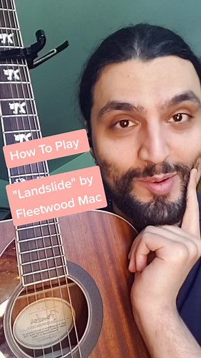 Learn to play Landslide by Fleetwood Mac on guitar! #landslide #fleetwoodmac #guitartutorial #guitarlesson #fingerpicking #guitartips #acousticguitar