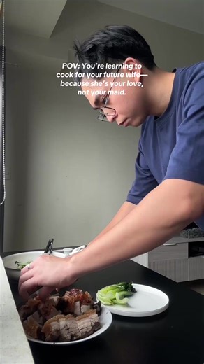 She’s a dentist, I’m a home cook. Just doing my part for love haha #fyp #foryou #cooking #food