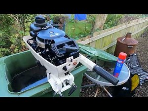 Johnson 4 Wont Start ! - 4 hp Seahorse 2 Stroke - How to Check Outboard Ignition & Carburettor Fix
