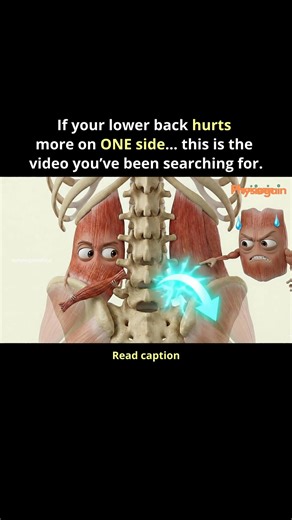 If your lower back hurts more on ONE side… this is the video you’ve been searching for.