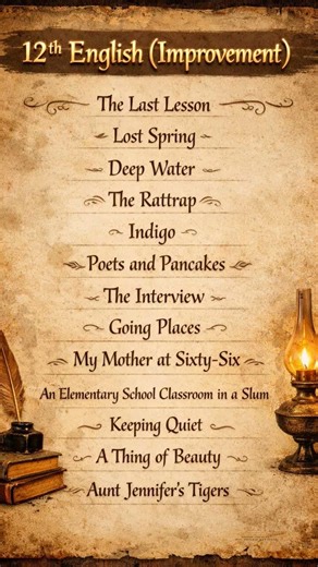 📚 Class 12 English Important Chapters | Board Exam 2026 Preparation ✨💯Score 100/100 CBSE Notesmaster