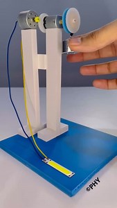 Electricity generator science project.#dcmotor #dcgenerator #tech #project #instagramshorts | Pritesh Gavali