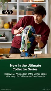 26K views | Relive Star Wars: Attack of the Clones action with Jango Fett's Firespray-Class Starship. | LEGO | Facebook