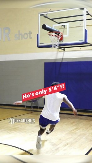 5’4” Ty Jackson has bounce! #dunkademics #dunk #basketball | Dunkademics
