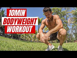 Full Body Bodyweight Workout Without Equipment (10 Min Follow Along)