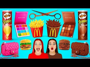 REAL FOOD VS CHOCOLATE FOOD CHALLENGE #3 | Funny Pranks by Multi DO Challenge