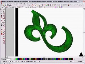 Wilcom Embroidery Digitizing tutorial - Introduction to Input A