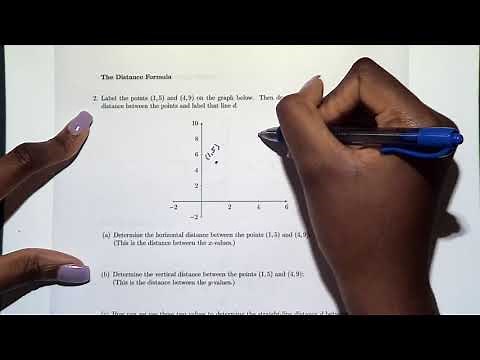 1.1 Part 1 - Rectangular Coordinate System and The Distance Formula