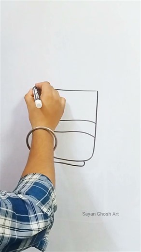 How to Draw a Coffee Cup ☕ | Simple Drawing Tutorial #shortsfeed #shorts #creativeart #art