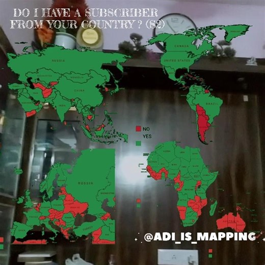 Do I have a Sub From Your Country ?(Showcase background) #shorts #geography #knowledge #map