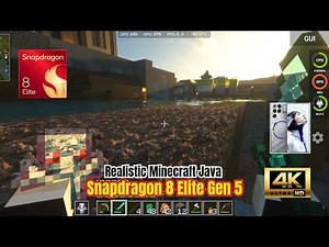 Stratum Ultra Realistic Texture Pack Minecraft Java on Snapdragon 8 Elite Gen 5 | Redmagic 11 Pro