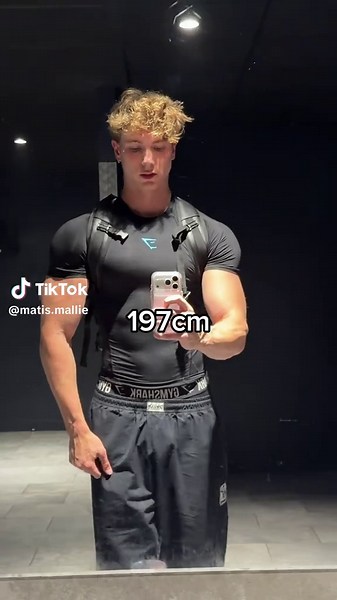 197cm 🇫🇷 #gym #fitness #davidlaid #bodybuilding | David Laid
